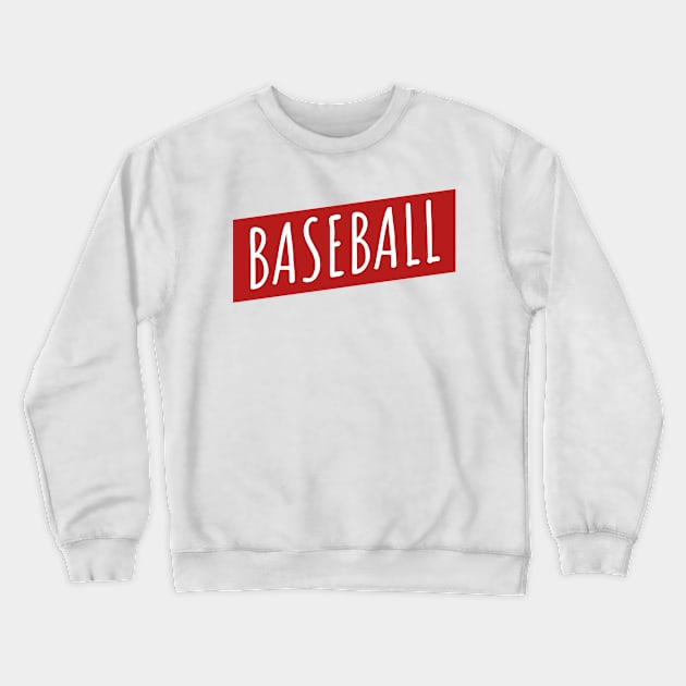 Baseball red Crewneck Sweatshirt by maxcode